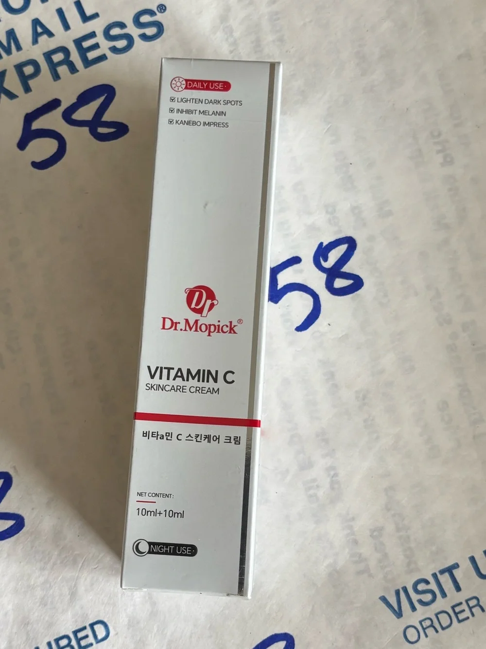 Dr. Mopick Vitamin C Skincare Cream/10ml+10ml/ Night Use